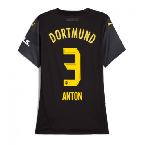 Fotbalové Dres Borussia Dortmund Waldemar Anton #3 Dámské Venkovní 2024-25 Krátký Rukáv